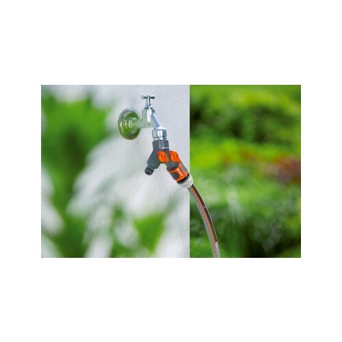 GARDENA Zubehör Wasserschlauch 2-Wege-Verteiler Wasserhahngewinde 26,5 mm (G 3-4")