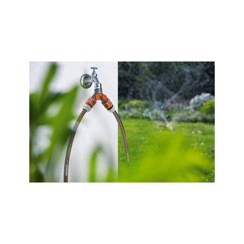 GARDENA Zubehör Wasserschlauch 2-Wege-Verteiler Wasserhahngewinde 26,5 mm (G 3-4")