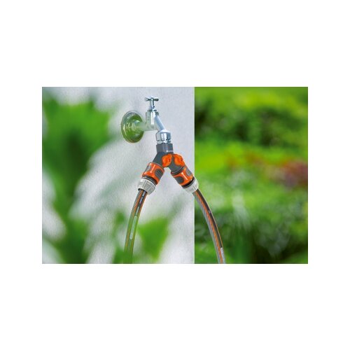 GARDENA Zubehör Wasserschlauch 2-Wege-Verteiler Wasserhahngewinde 26,5 mm (G 3-4")