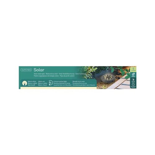 LUMINEO Solarleuchte Gartenstecker