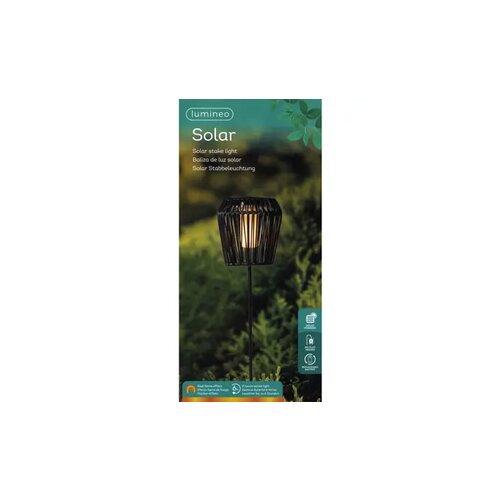 LUMINEO Solarleuchte Gartenstecker