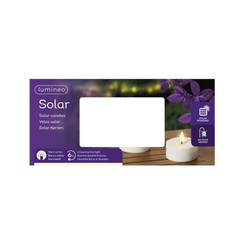 LUMINEO Solarleuchte Teelicht