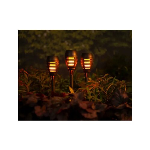 LUMINEO Solarleuchte Gartenfackel