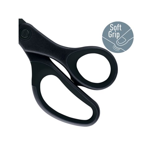 Leitz Universalschere Titan Anti-Haft asymmetrisch, gerade, Langauge Länge 180 mm