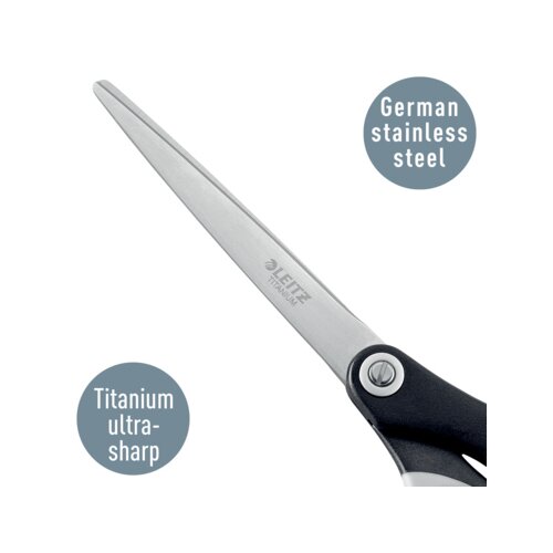 Leitz Universalschere Titanium asymmetrisch, Langauge 180 mm