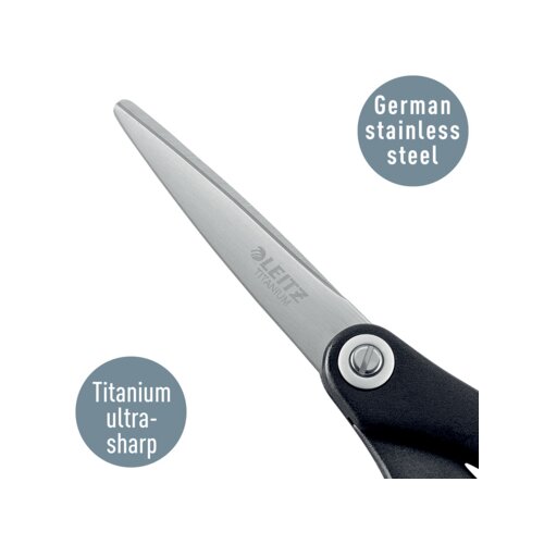Leitz Universalschere Titanium asymmetrisch, Langauge 150 mm