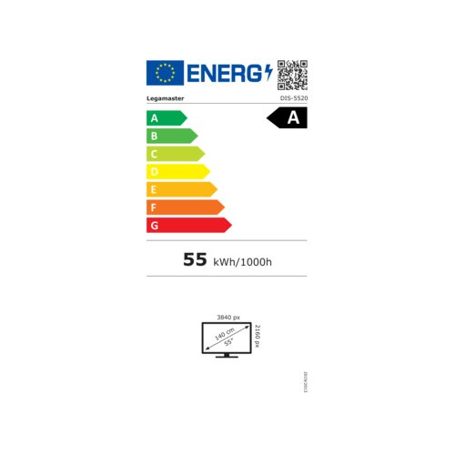 Legamaster Professionelles Display DISCOVER 3 DIS-5520 EU 55"