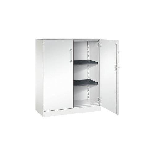 C+P Flügeltürenschrank Asisto 1.000 x 1.310 x 435 mm (B x H x T) verkehrsweiß