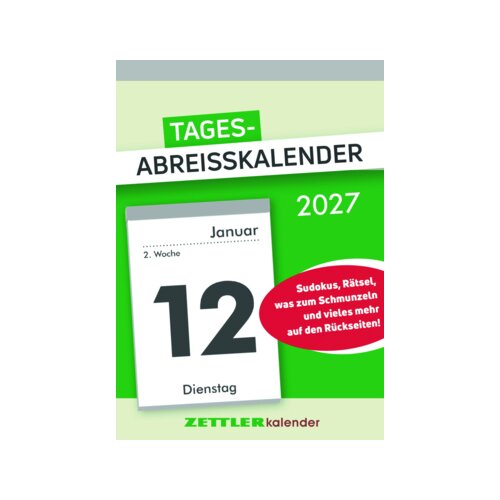 ZETTLER Abreißkalender 2027