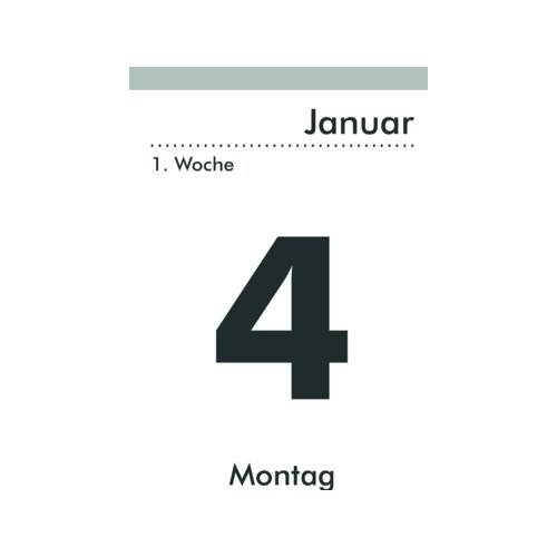 ZETTLER Abreißkalender 2027