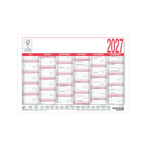ZETTLER Tafelkalender 907 2027