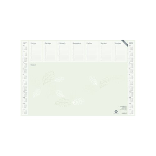 ZETTLER Schreibunterlage mit Kalender 2 Jahre