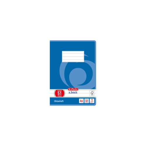 Herlitz Oktavheft DIN A6 liniert