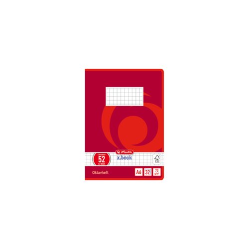 Herlitz Oktavheft DIN A6 kariert