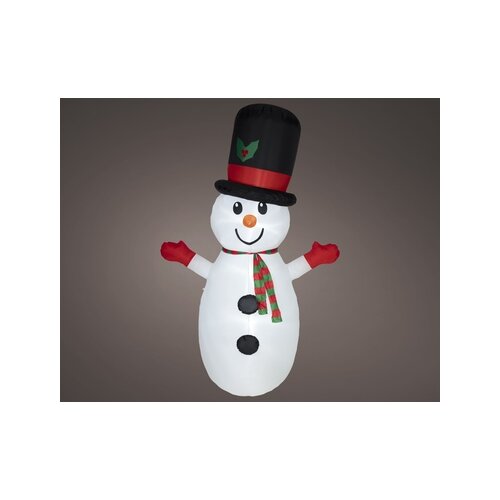 LUMINEO Dekorationsfigur aufblasbar 3 LEDs