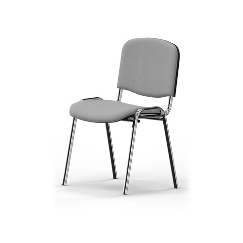 NowyStyl Besucherstuhl ISO Kunstleder Farbe des Gestells chrom