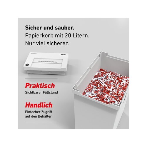 IDEAL Aktenvernichter Shredcat 8100 CC