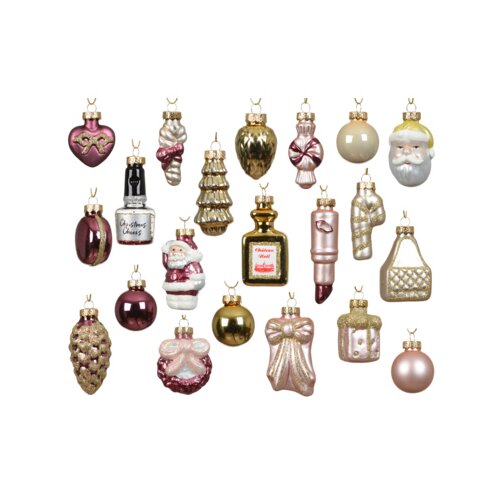 DECORIS Adventskalender Christbaumschmuck