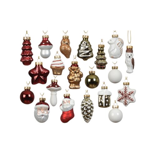 DECORIS Adventskalender Christbaumschmuck