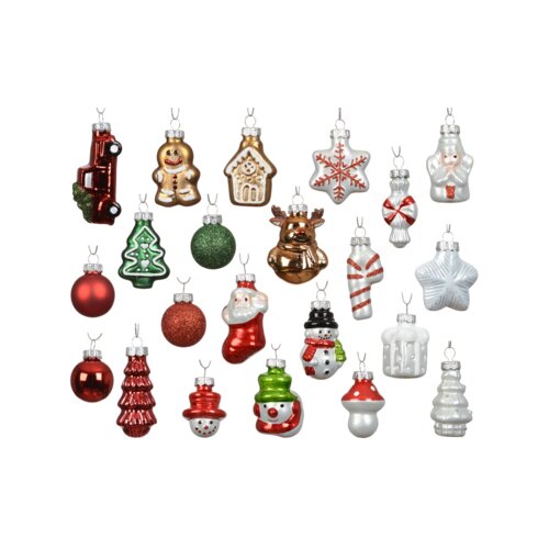 DECORIS Adventskalender Christbaumschmuck