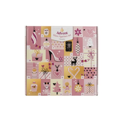 DECORIS Adventskalender Christbaumschmuck