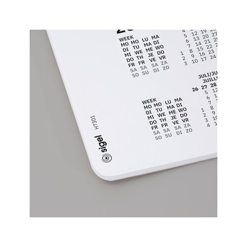 SIGEL Schreibunterlage Dotted mit Kalender 3 Jahre