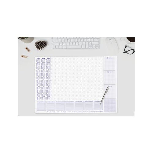 SIGEL Schreibunterlage Lilac mit Kalender 3 Jahre