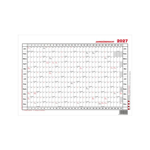 GÜSS® Plakatkalender 2027
