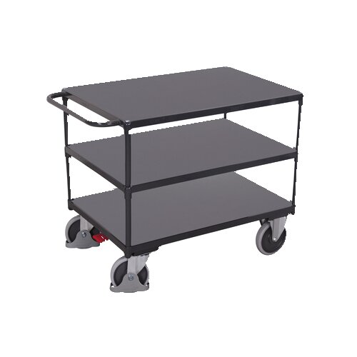 VARIOfit Transportwagen 50 x 85 cm (B x L) dunkelgrau