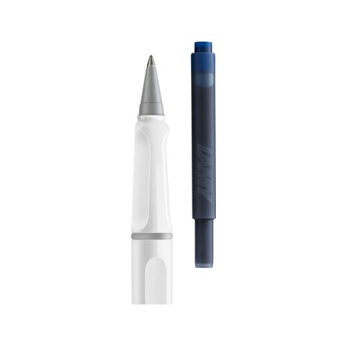Lamy Tintenpatronenroller safari roll-ink white