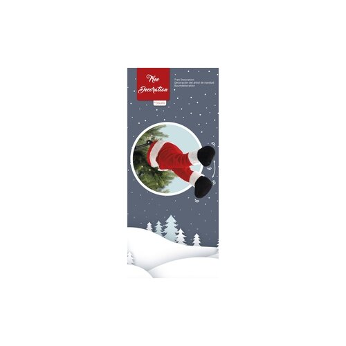 DECORIS Dekorationsfigur Bewegende Weihnachtsmann Beine