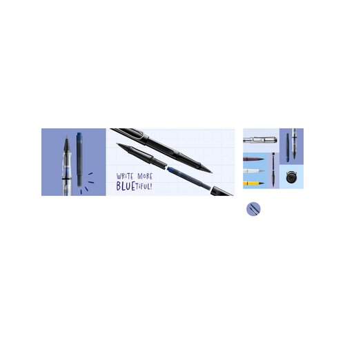 Lamy Tintenpatronenroller safari roll-ink umbra