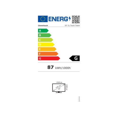 Clevertouch Professionelles Display CL Totem 55"