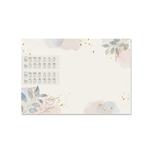 SIGEL Schreibunterlage Pastel Garden mit Kalender 2 Jahre