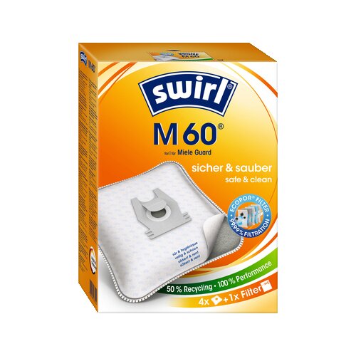 Swirl Staubsaugerbeutel M 60 EcoPor®