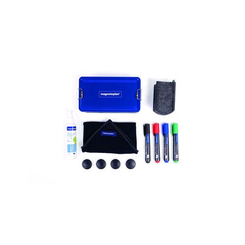 magnetoplan® Starterset Whiteboard Premium Kit Metalldose