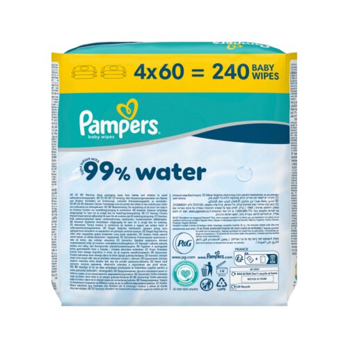 Pampers Feuchttücher 99% water