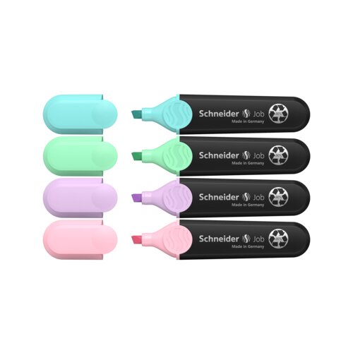 Schneider Textmarker Job Pastell 4 St./Pack.