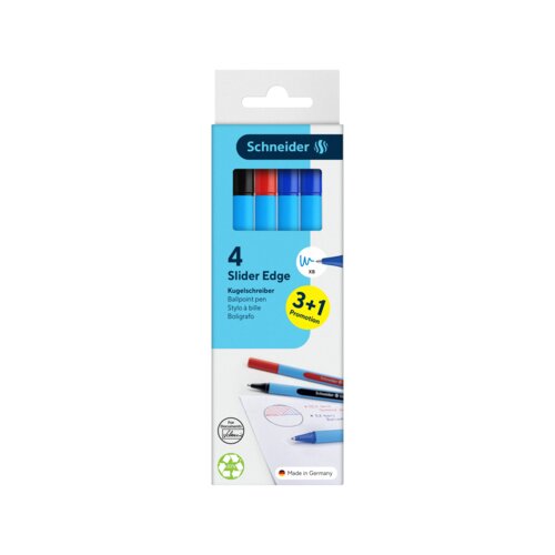 Schneider Kugelschreiber Slider Edge 4 St./Pack.