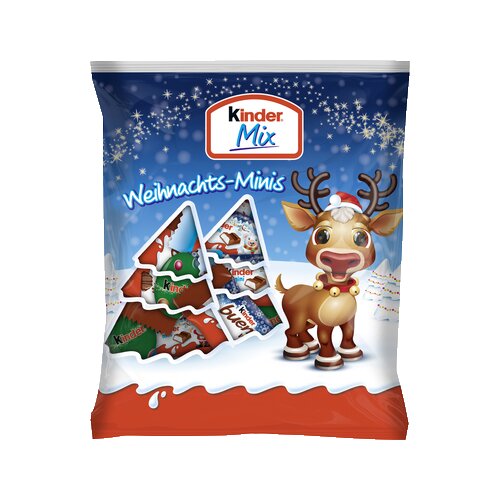 Kinder Schokolade Mix Weihnachts Minis 153 g/Pack.
