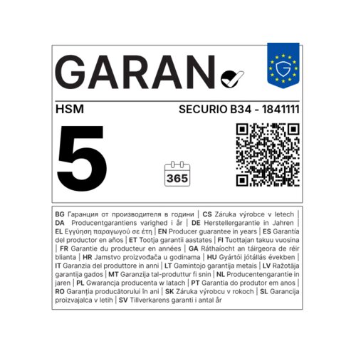 HSM® Aktenvernichter SECURIO B34