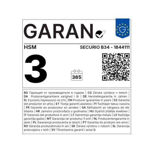 HSM® Aktenvernichter SECURIO B34