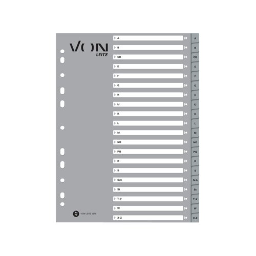 VON A-Z Register 22,5 x 29,7 cm (B x H)
