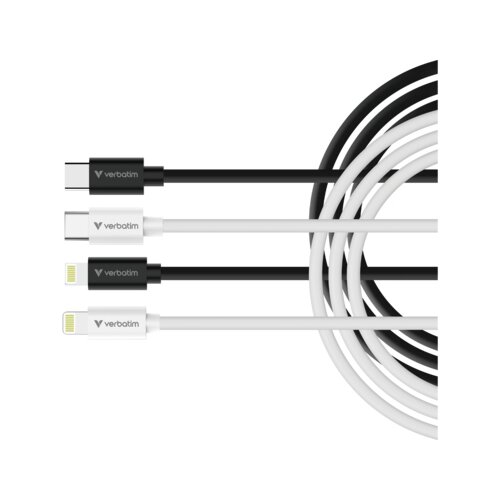Verbatim USB-Kabel Essentials Sync & Charge USB-C-Stecker/Lightning-Stecker