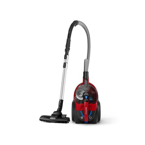 Philips Bodenstaubsauger PowerPro Expert beutellos inkl. TriActive+ Düse, Fugendüse, kleine Düse, integrierte Bürste.