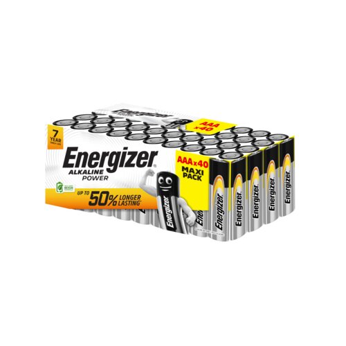 Energizer® Batterie Alkaline Power AAA/Micro 40 St./Pack.