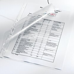 Leitz Prospekthülle Premium DIN A4 durchgehend gelochtes Oberteil