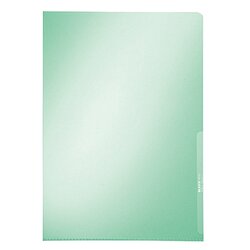 Leitz 41000055 Sichthülle Premium A4 0,15mm PVC grün 100 St./Pack.