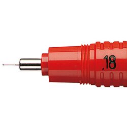 rotring S0219110 Zeichenkegel rapidograph 0,18 mm rot