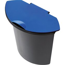 helit H6106593 Abfalleinsatz 6Liter f. H 61061/H 61062 schwarz/blau